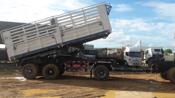 ขายลูกพ่วง 3เพลาดั้มพ์ ปี 57 ยาว 7 เมตร สภาพสวยพร้อมใช้งาน เอกสารพร้อมโอน สนใจติดต่อ 082-1698998,089-7020483