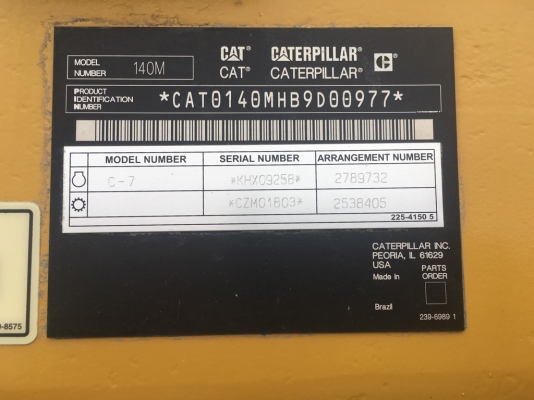 Caterpillar 140M  พร้อมติดตั้ง scarifier ใหม่ รถเกรดอเมริกา โทร. 080-6565422 (หนิง)