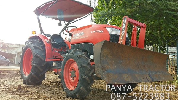 รถเข้าใหม่#ปัญญาแทรคเตอร์..จัดมาให้ครับ ด่วน 395,000 บาท.คูโบต้าL4708 ใบมีดคานล่างFD185พร้อม ผานพรวน6&times;24สภาพพร้อมใช้จัดส่ง อ.วังทอง จ.พิษณุโลก