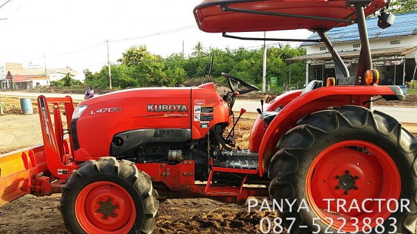 รถเข้าใหม่#ปัญญาแทรคเตอร์..จัดมาให้ครับ ด่วน 395,000 บาท.คูโบต้าL4708 ใบมีดคานล่างFD185พร้อม ผานพรวน6&times;24สภาพพร้อมใช้จัดส่ง อ.วังทอง จ.พิษณุโลก