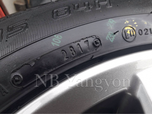 ล้อแม็ก New vios ขอบ15 พร้อมยางใหม่ 185-60-15 ปี17