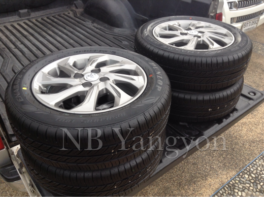ล้อแม็ก New vios ขอบ15 พร้อมยางใหม่ 185-60-15 ปี17