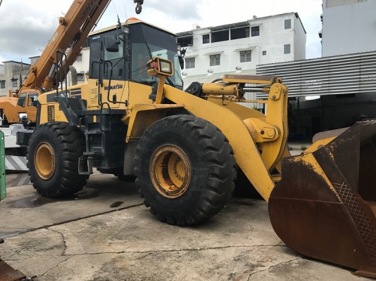 รถตักล้อยาง Komatsu WA380-5 รถเก่านอก สภาพดี พร้อมใช้งาน 091 695-6445