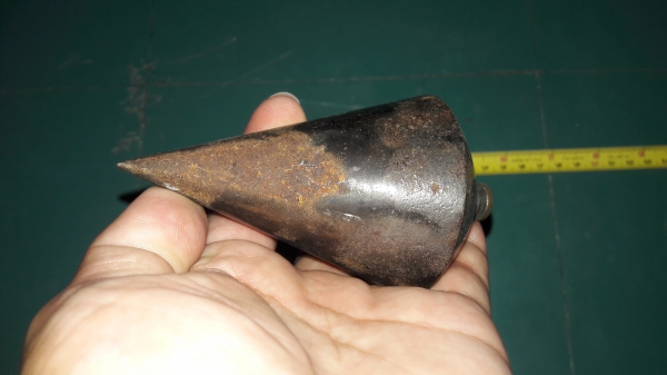 ขายลูกดิ่งงานเก่าเก็บงานนอกหนัก750กรัม มีสนิมผิว