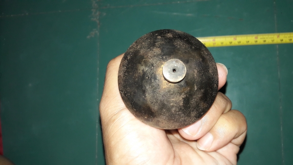 ขายลูกดิ่งงานเก่าเก็บงานนอกหนัก750กรัม มีสนิมผิว