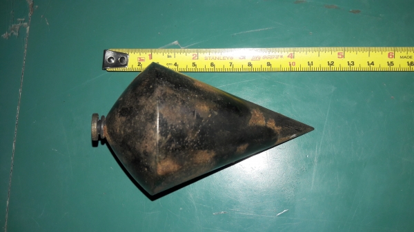 ขายลูกดิ่งงานเก่าเก็บงานนอกหนัก750กรัม มีสนิมผิว