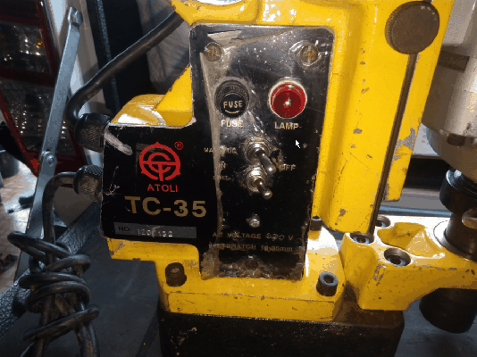 สว่านแท่นแม่เหล็ก ATOLI TC-35