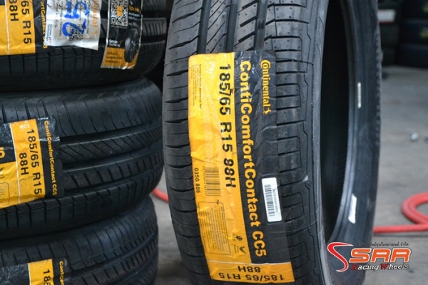 Continental ContiComFortContact CC5 185/65R15 ชุดละ 6,500 บาท Continental ContiComFortContact CC5 185/65R15 ชุดละ 6,500 บาท