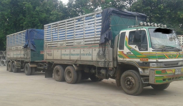 พ่วง 22 ล้อ HINO FM2P สมอทอง 300 แรง เทอร์โบอินเตอร์ ปี 45 กระบะมิเนียมคอกเกษตร  - ดั้ม อู่สหกิจ  1.75 ล้านต่อรอง