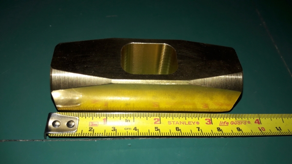 ขายหัวค้อนทองเหลือง ขนาด435 กรัม รูปทรงสวยงาม