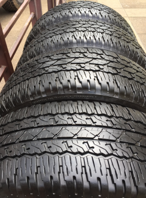 ยาง Bridgestone 265 65 17 ปลายปี15 ดอกเต็ม สวยคม ใช้ยาว ราคาไม่แพง ยาง Bridgestone 265 65 17 ปลายปี15 ดอกเต็ม สวยคม ใช้ยาว ราคาไม่แพง
