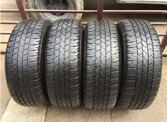 ยาง Bridgestone 265 65 17 ปลายปี15 ดอกเต็ม สวยคม ใช้ยาว ราคาไม่แพง ยาง Bridgestone 265 65 17 ปลายปี15 ดอกเต็ม สวยคม ใช้ยาว ราคาไม่แพง