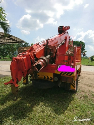 ขายดาวน์ 390,000 รถเจาะหลุม MITSUBISHI  FK 415 F เครื่อง 6D14 หัวบาง ยางดี คัชซีสวย ปั้มเครื่องเจาะแรง ใบเจาะเดิมเหลี่ยมสวย ผ่อน 38,000&times;45 ค่าเปลี่ยนสัญญา 20,000 ออกคนละครึ่งกับคนซื้อคนขาย รถอยู่ อยุธยา 090-772-3710 090-772-3708