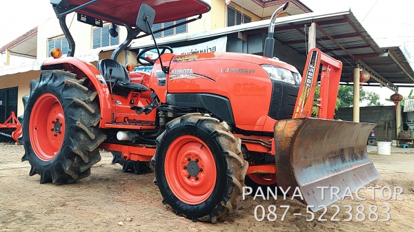 รถเข้าใหม่#ปัญญาแทรคเตอร์..จัดมาให้ครับ ด่วน 455,000 บาท.  คูโบต้า L4708SP ใบมีดคานล่างFD185F ผานพรวน6&times;24เฮฟวี่พลัส สีเดิมๆ สภาพพร้อมใช้ จัดส่ง อ.ลานสัก จ.อุทัยธานี