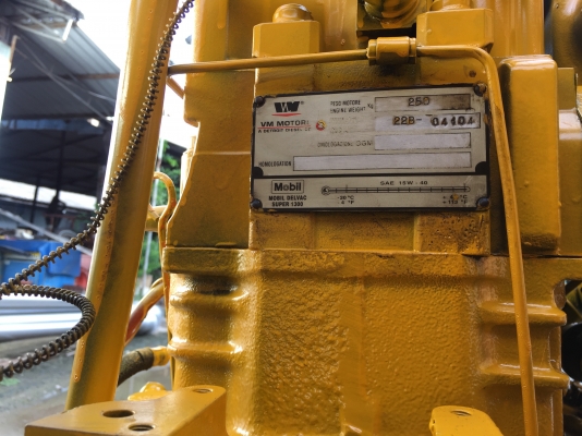 ขายเครื่องสูบน้ำขนาด8นิ้ว เครื่องยนต์vm4สูบเทอร์โบ แบบมีเทเลอร์ลากจูง