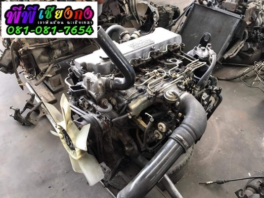 เครื่อง 4HE1TURBO 150 แรง หม้อน้ำอินเตอร์ครบ เก่าญี่ปุ่น