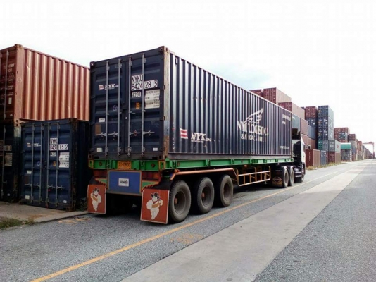 ขายรถเทรลเลอร์หัวลาก Hino พร้อมหางพื้นเรียบ3เพลา