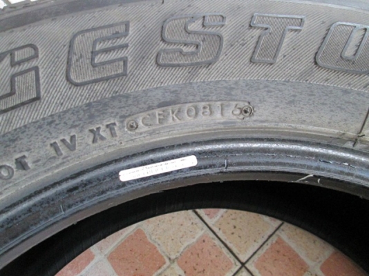 ขายยาง 265-60-18 BRIDGESTONE 684II ปี16 งามๆ 1ชุด