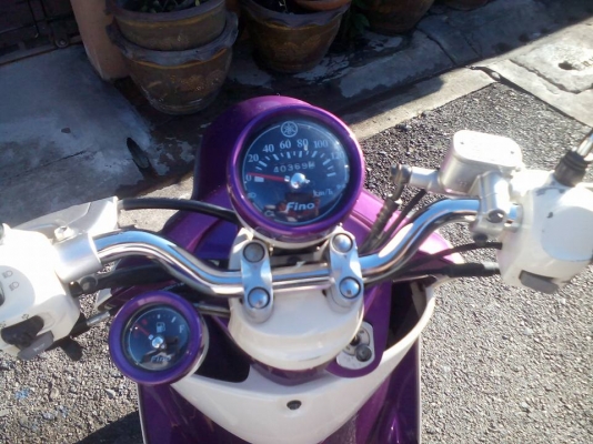 ขาย Yamaha Fino รุ่นเกย์แยก มีอาร์มหลังแล้ว ปี 54 เครื่องดีเดิมๆ ภายนอกใช้ได้ มีรอยบ้างๆ นิดหน่อยเล็กๆ น้อยๆ บังโคลนหน้ามีรอย ทะเบียนเดิมยกเลิกจดใหม่แล้ว ภาษีเต็มไม่ขาดต่อ เล่มพร้อมชุดโอน