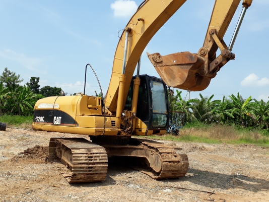 ขายด่วน แม็คโคร CAT320C เครื่องปั้มดี โซ่ช่วงล่างสวย เอวแน่น เครื่องปั้มดี ไฟฟ้าตัด มอเตอร์คันเร่ง เครื่องปั้ใแรงพร้อมใช้งาน เอกสารเล่มทะเบียน สนใจโทรสอบถาม 093-0764943 088-3223272  K ตั้ม