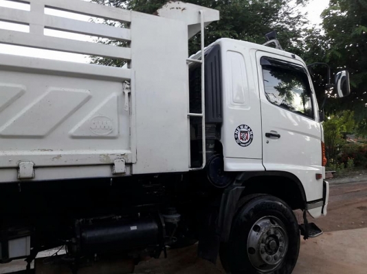 Hino 320 แรง ปี 50 แม่เดี่ยวมีระบบลากพ่วง กระบะดัมพ์สามมิตร ทะเบียนพร้อม