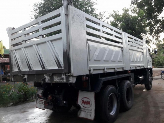 Hino 320 แรง ปี 50 แม่เดี่ยวมีระบบลากพ่วง กระบะดัมพ์สามมิตร ทะเบียนพร้อม