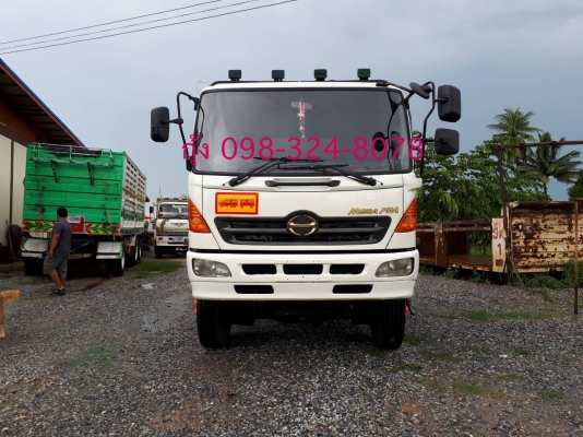 Hino 320 แรง ปี 50 พื้นเรียบแม่ลูกอู่รุ่งเจริญ ลูก 3 เพลา ยาว 7 เมตร แยกแม่ลูกได้