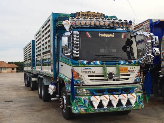 Hino 344 แรง ปี 56 กระบะดัมพ์SKT แม่ลูก 3 เพลาแท้ ใส่ของได้เกือบ 30 ตัน Hino 344 แรง ปี 56 กระบะดัมพ์SKT แม่ลูก 3 เพลาแท้ ใส่ของได้เกือบ 30 ตัน