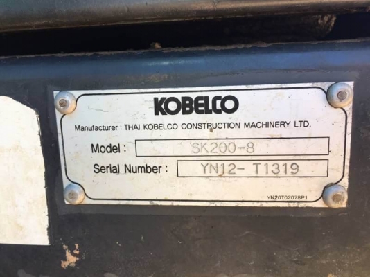 ขายด่วน 1,555,000 บาท KOBELCO SK200 MARK 8 SUPER  ทำงาน 14,xxx ชม เครื่องดี ปั้มดี โช่ใหม่ 2 ข้าง เอวแน่น ไฟฟ้าครบ เอกสารเล่มทะเบียน  รถอยู่ จ.ร้อยเอ็ด โทร&amp;ไอดีไลน์ 0610710295