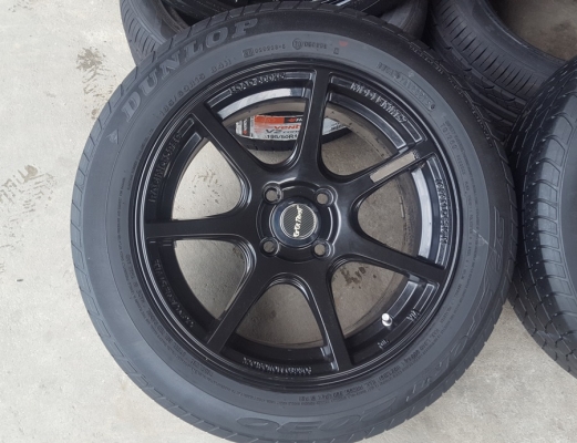 ขายล้อมือ2 MRT-7 4รู100 กว้าง7 ยางปี15  4 ล้อ