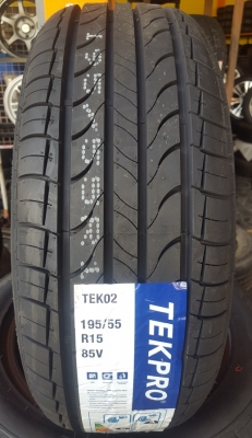 ยางใหม่195/55/15 ปี 17 TEKPRO 4เส้น4,800 บ.