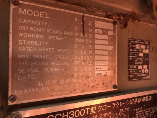 ขายรถเครน ราคาถูก CCH300T ขายรถเครน ราคาถูก CCH300T