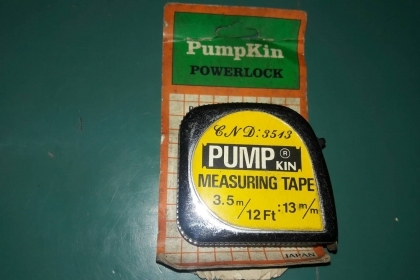 ขายตลับเมตรฟักทอง PUMPKIN 3.5เมตรงานเก่าเก็บ