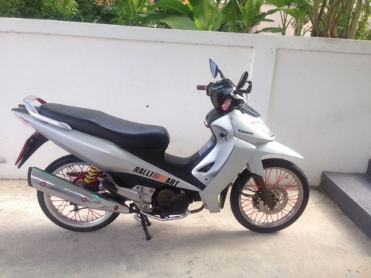 Kawasaki ZX130 สีเทา สตาร์ทมือ สวยเครื่องดี ภาษีไม่ขาด(รถเทิร์นหน้าร้าน) Kawasaki ZX130 สีเทา สตาร์ทมือ สวยเครื่องดี ภาษีไม่ขาด(รถเทิร์นหน้าร้าน)