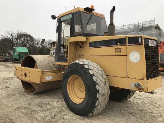 รถบด 10 ตัน สั่นสะเทือน CAT CS563C # 4LN00572  มือสองญี่ปุ่น