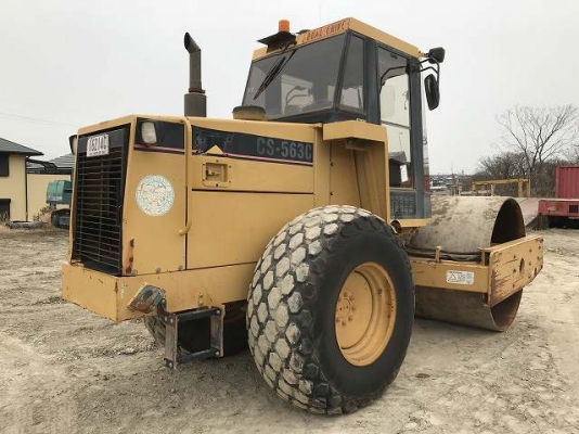 รถบด 10 ตัน สั่นสะเทือน CAT CS563C # 4LN00572  มือสองญี่ปุ่น