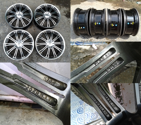 แม็กขอบ 20-6-139.7 2ชุด ราคาถูกๆ 6900-7900 บาท