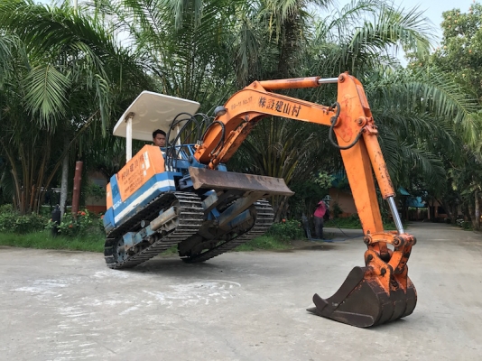 ขายแบคโฮHITACHI EX24(แทรคเหล็กใหม่) พิมพ์นิยมเก่านอก100\%PC30 คอนโทลแน่นๆ เดิมจากญี่ปุ่น100\% ทำงานสมบูรณ์ทุกระบบ รับรองไม่ผิดหวัง 235,000 เท่านั้น!!