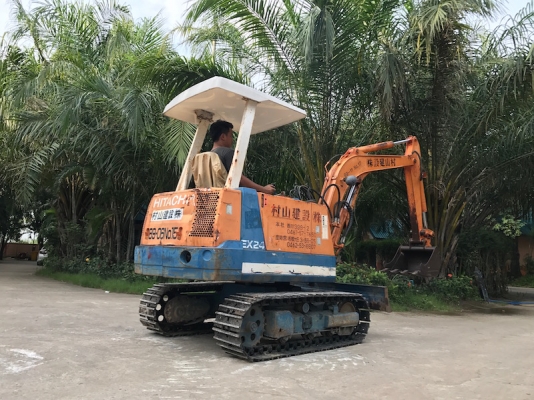 ขายแบคโฮHITACHI EX24(แทรคเหล็กใหม่) พิมพ์นิยมเก่านอก100\%PC30 คอนโทลแน่นๆ เดิมจากญี่ปุ่น100\% ทำงานสมบูรณ์ทุกระบบ รับรองไม่ผิดหวัง 235,000 เท่านั้น!!
