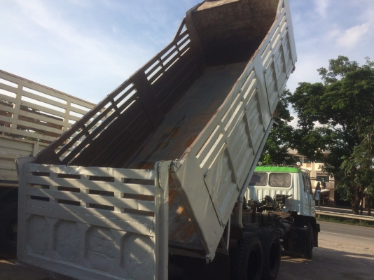 Hino FM 176 ( เจ้าอินทร์) ดั้ม 2 เพลา เครื่อง HO7D 195 แรง ช่วงล่าง 3M  มีสโล ทะเบียนพร้อม