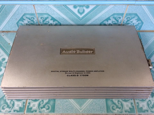 แอมป์คลาสดี Audio Builder 1700W มือสองงานเกาหลี สภาพไม่มีฝาหลัง ใช้งานปกติ เบสเนื้อดีมาก ขับ10" แอมป์คลาสดี Audio Builder 1700W มือสองงานเกาหลี สภาพไม่มีฝาหลัง ใช้งานปกติ เบสเนื้อดีมาก ขับ10"