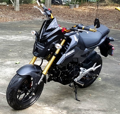 HONDA MSX125sf สีดำปี17 แต่งสวย
