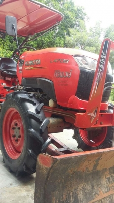 ขายรถไถKUBOTA L4708ทำงาน1092 อุปกรณ์ดันหน้า ผานหลังเครื่องเดิมช่วงล่างดี ทะเบียนครบ
