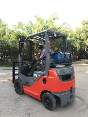 ขายFORKLIFT TOTOTA รุ่น8FG15รุ่นใหม่ล่าสุด เสา3เมตร(1.5ตัน) สวยเดิมจากญี่ปุ่น ยังไม่เคยใช้ในไทย 195,000เท่านั้น!!