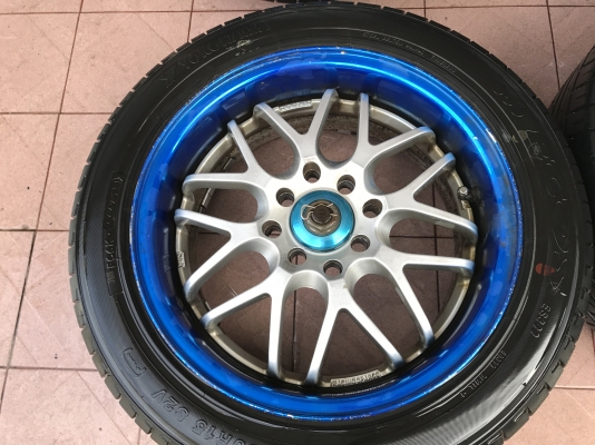 ล้อเเท้ SPARCO RACING ขอบ15กว้าง6ครึ่งอ๊อฟ32 4รู100เก่านอกสีเดิมสภาพตามรูป