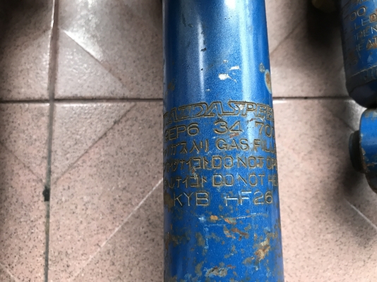 โช้คเเต่ง MAZDA SPEED ปรับเกลียวปรับหนืดใส่ MX5 เก่าญี่ปุ่นเเท้สภาพสวยเเห้งๆครับ