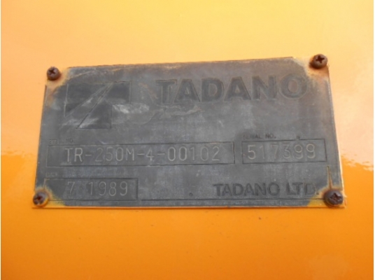 เครน 25ตัน TADANO TR-250M-4