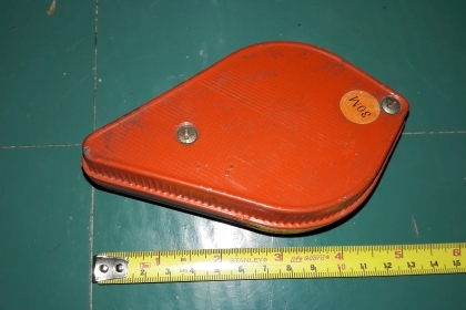 ขายปักเต้าอลูมิเนียมสีส้มงานเก่ายุโรป สวยงามน่าใช้