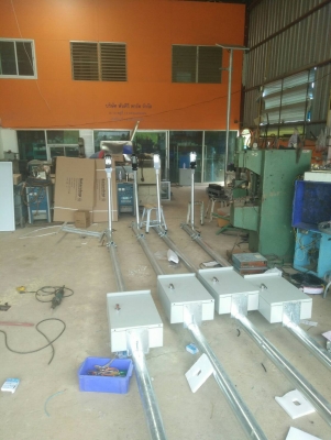 รับผลิต จำหน่าย เสาไฟส่องสว่าง เสาไฟโซล่าเซลล์ เสากล้อง CCTV  และชุด Support ชุบกัลวาไนท์