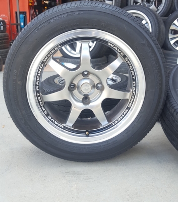 ขายล้อมือ2 PM RACING ขอบ15 พร้อมยาง 4 ล้อ